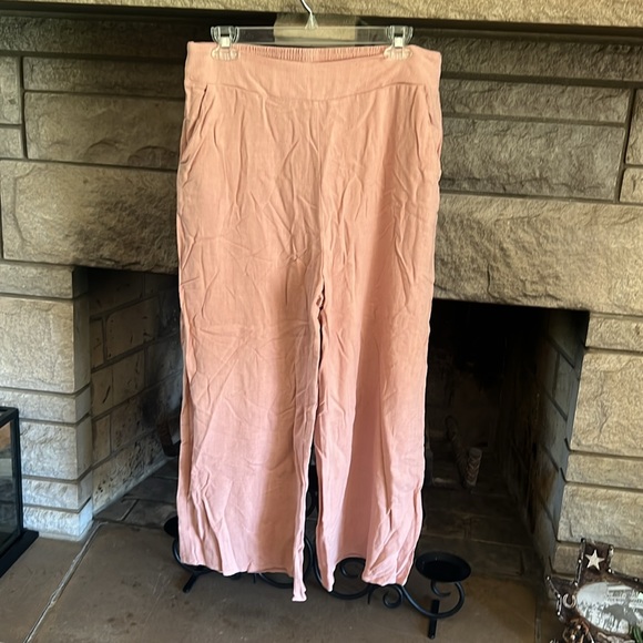 Anrabess 2 piece summer set crop top with wide leg pants linen NWT - Picture 6 of 6